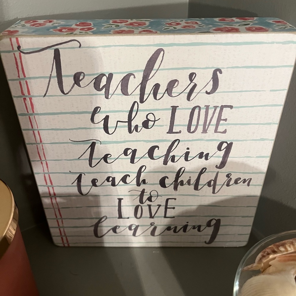 Cute Teacher Sign ✨✨